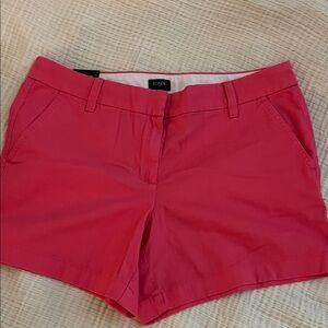 J. Crew Women's Vibrant Coral Shorts